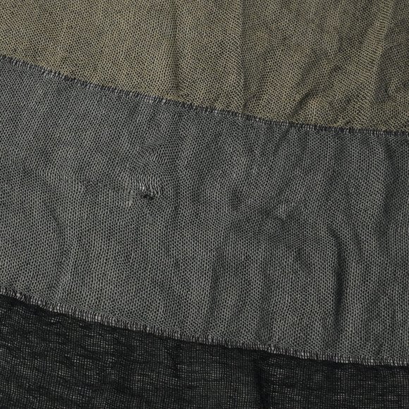 Urban Outfitters Pins Needles Evening Cocktail Scarf Scarves Black Tan Tassel - Picture 5 of 10